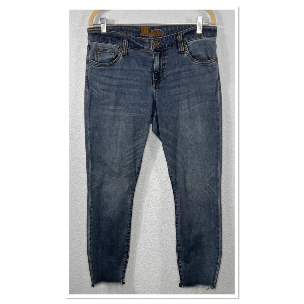 Kut From The Kloth Women's Tapered Jeans Sz 10 Cotton Blend